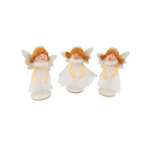 Украшение ёлочное Магия праздника Ангел 7см 3 вида 3 шт