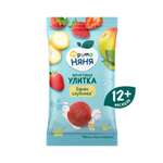 Фруктовые кусочки ФрутоНяня Улитки из яблок бананов и клубники с 12 мес 15 г