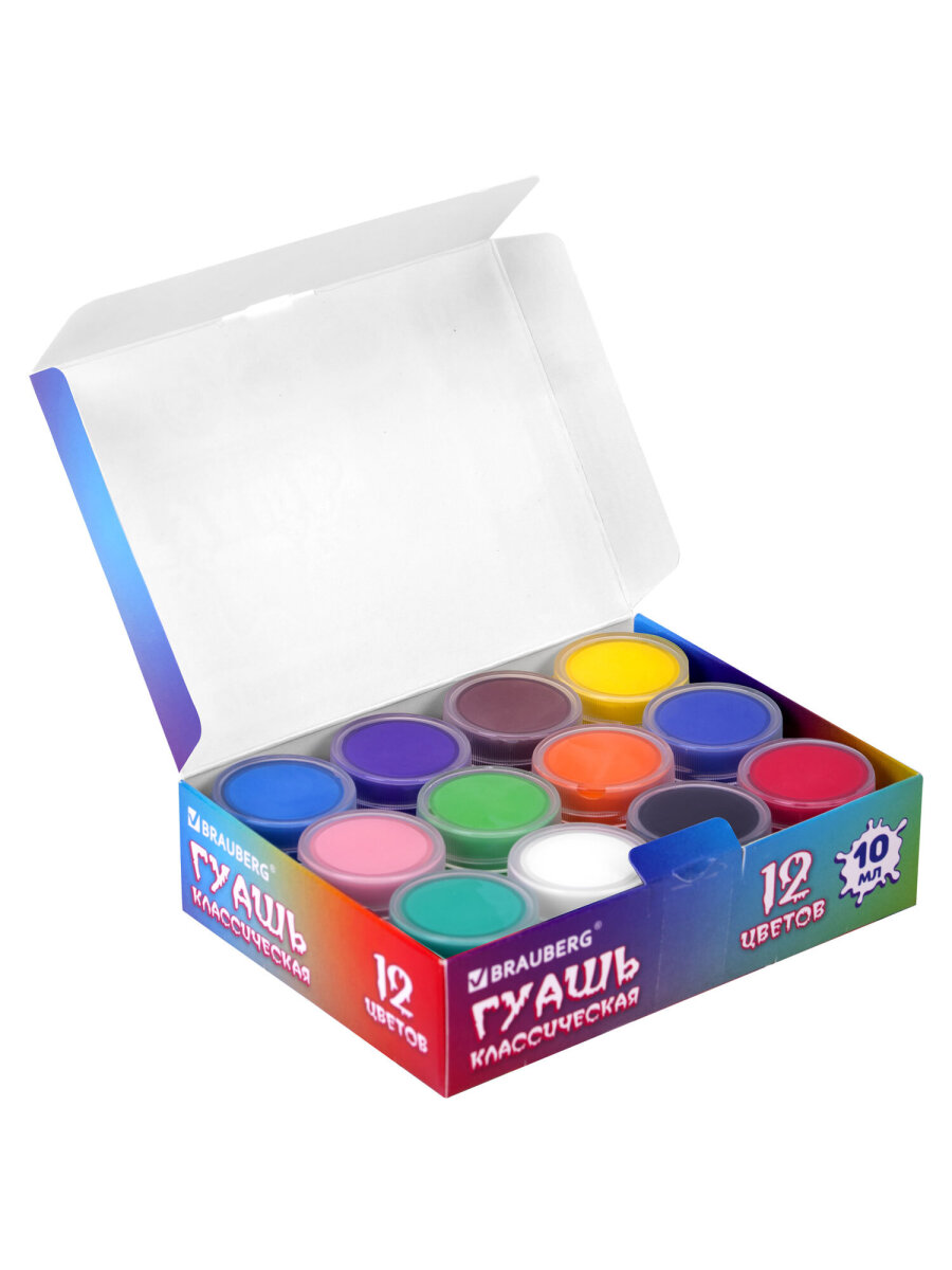 Краски гуашь Brauberg - фото 3