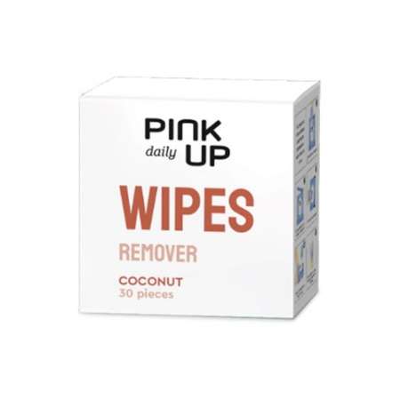 Салфетки для снятия лака Pink Up Кокос 30 шт