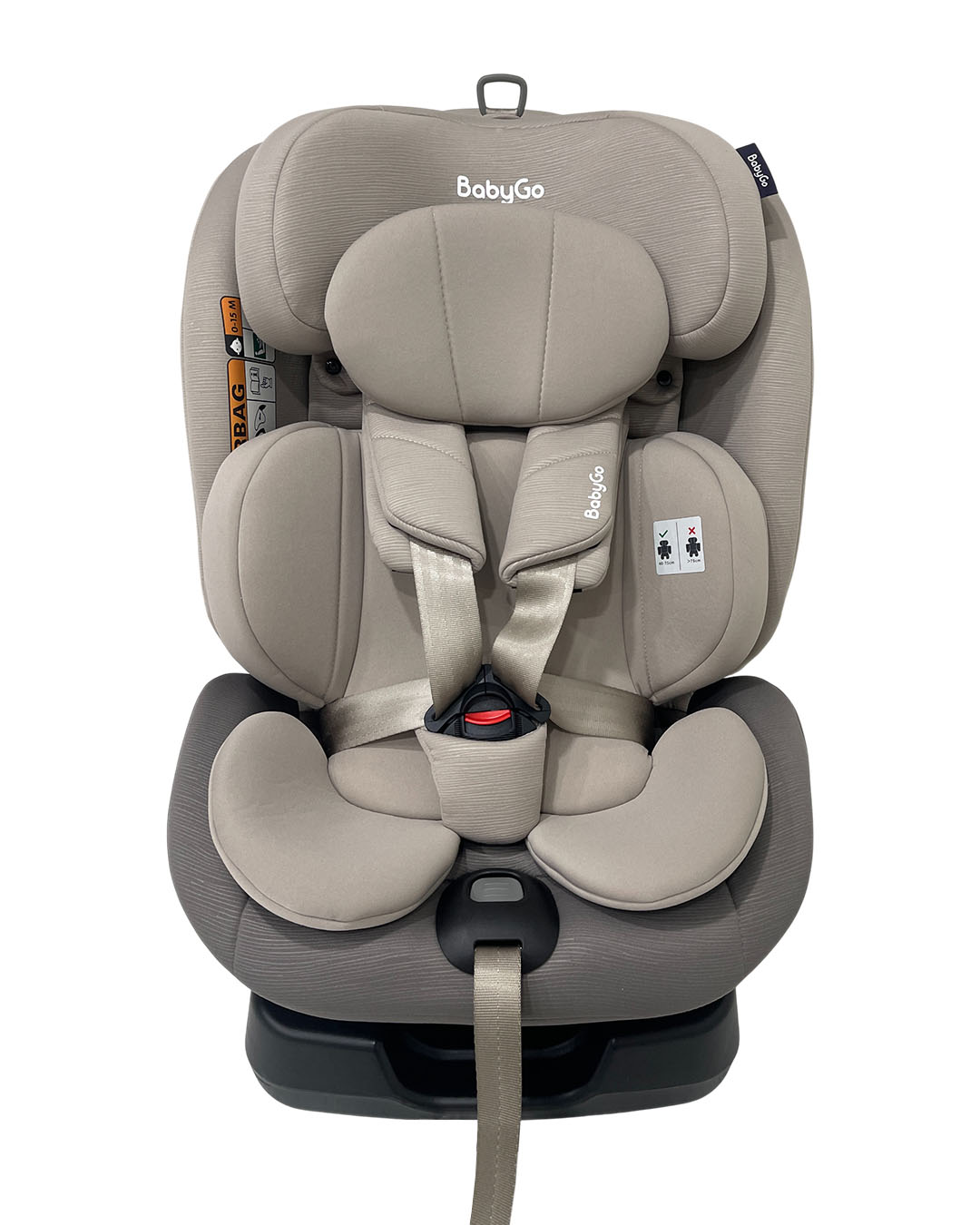 Автокресло BabyGo 4-Stage 0+/1/2/3 (0-36 кг) бежевый - фото 1