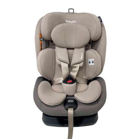 Автокресло BabyGo 4-Stage 0+/1/2/3 (0-36 кг) бежевый