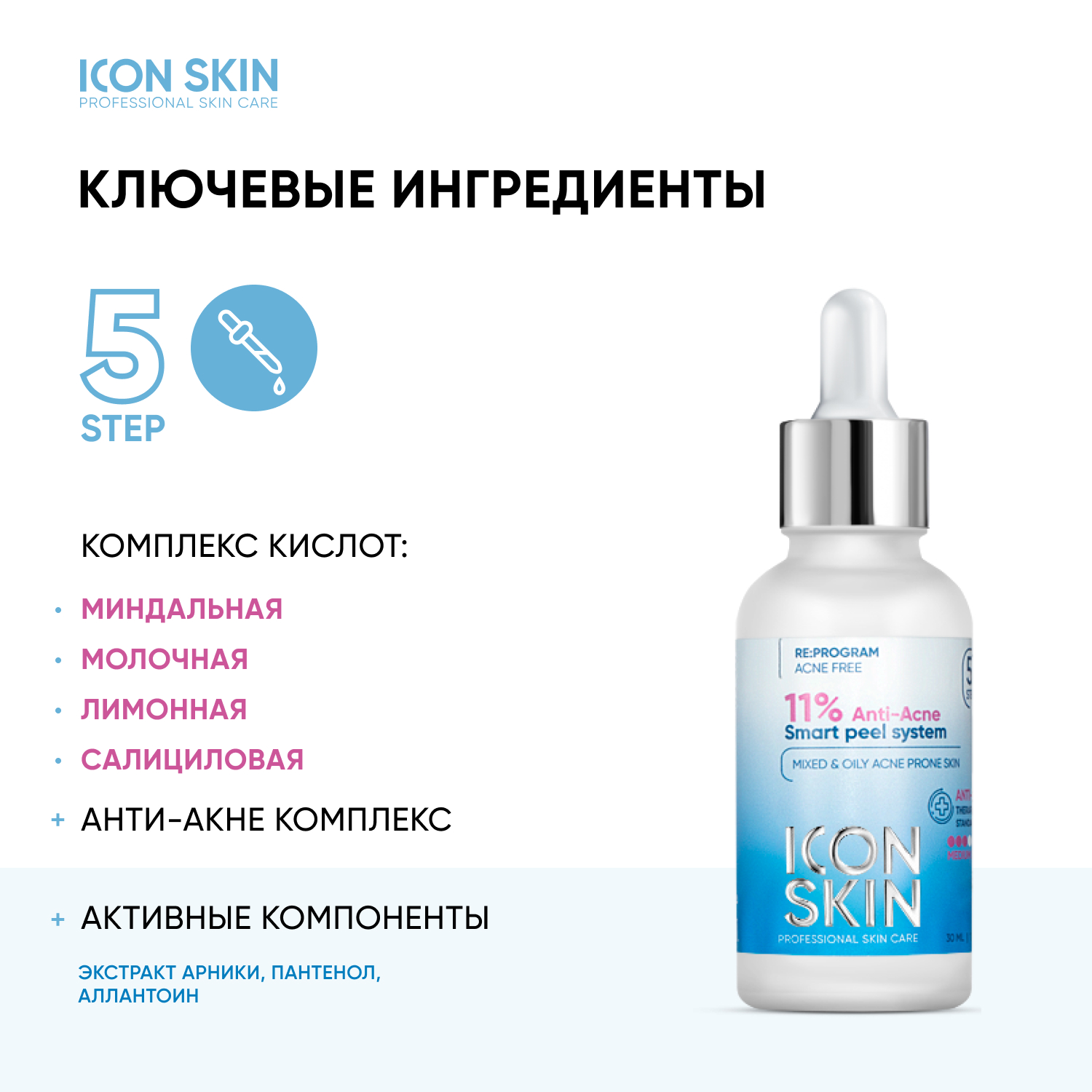 Пилинг ICON SKIN 30 мл - фото 4