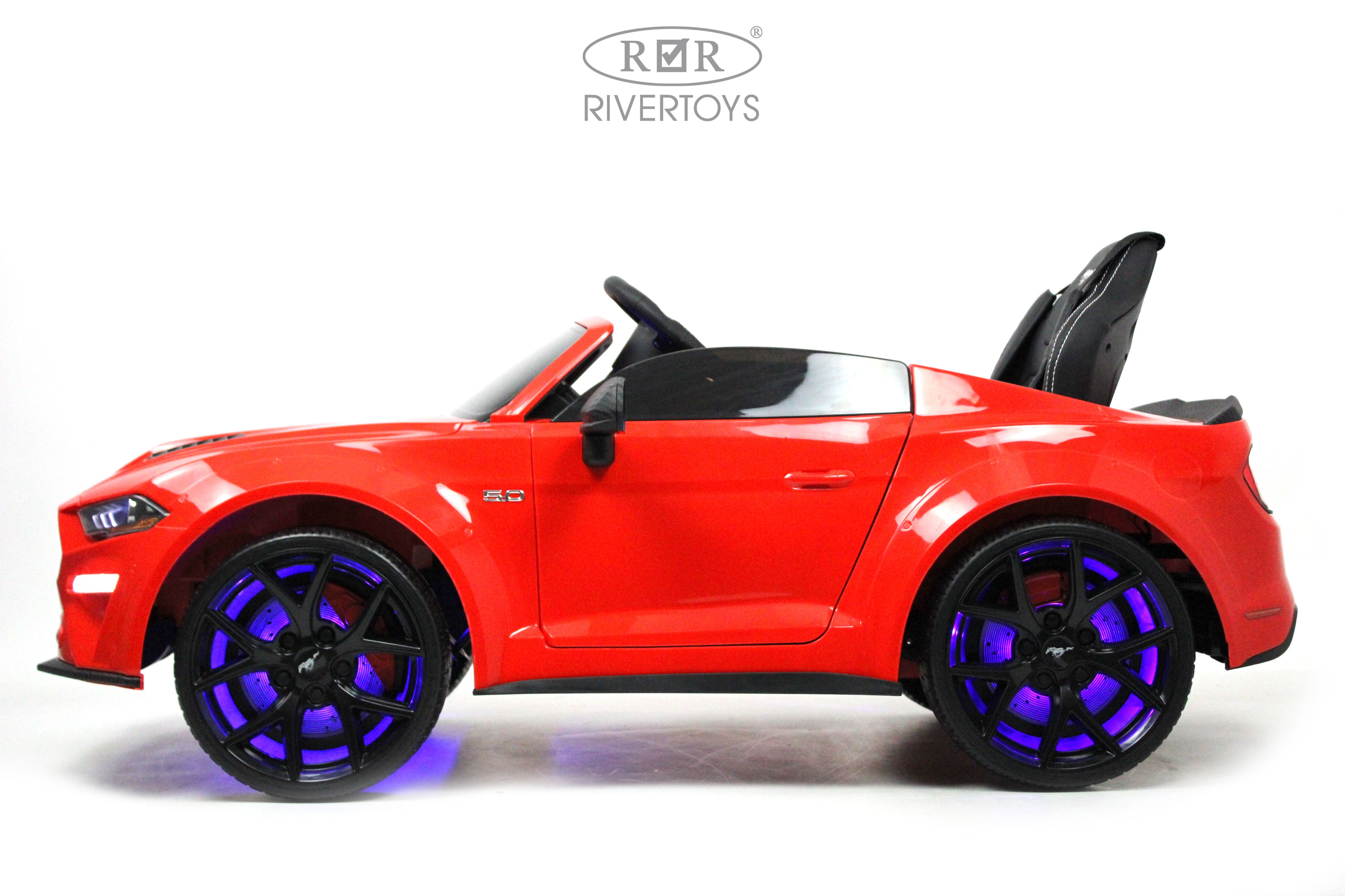 Электромобиль RIVERTOYS A222MP-RED С пультом ДУ - фото 8