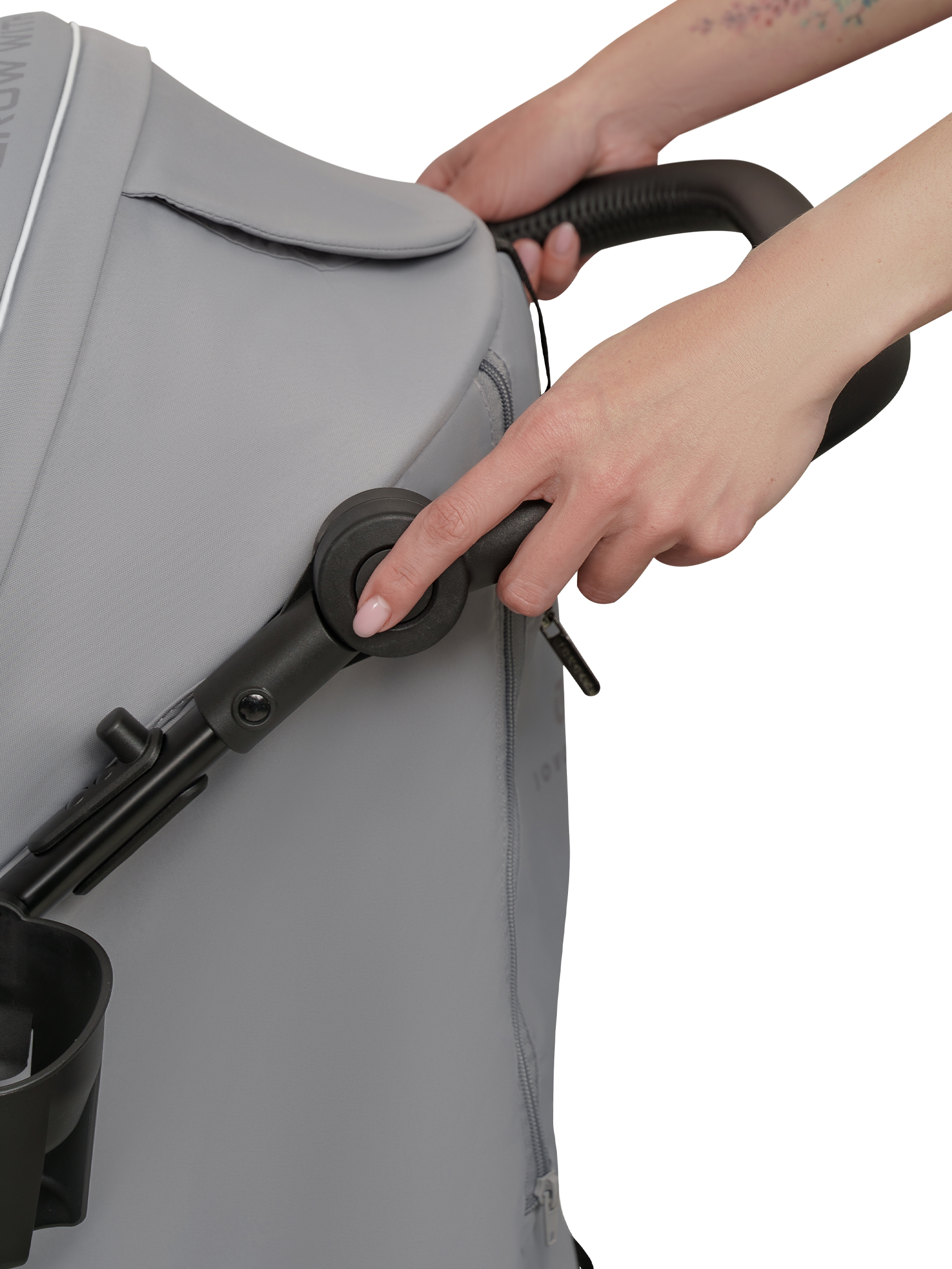 Коляска прогулочная JOVOLA Selena SL, всесезонная серый - фото 32