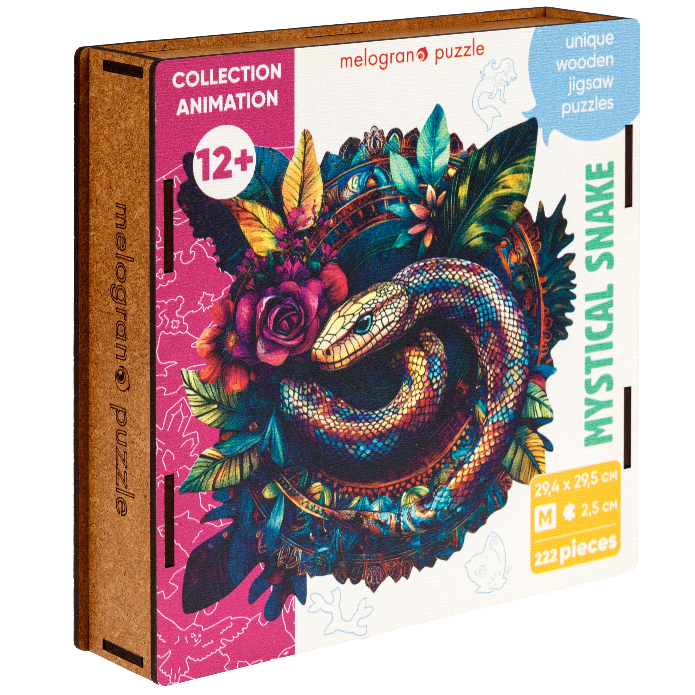 Пазл Melograno puzzle деревянный - фото 6