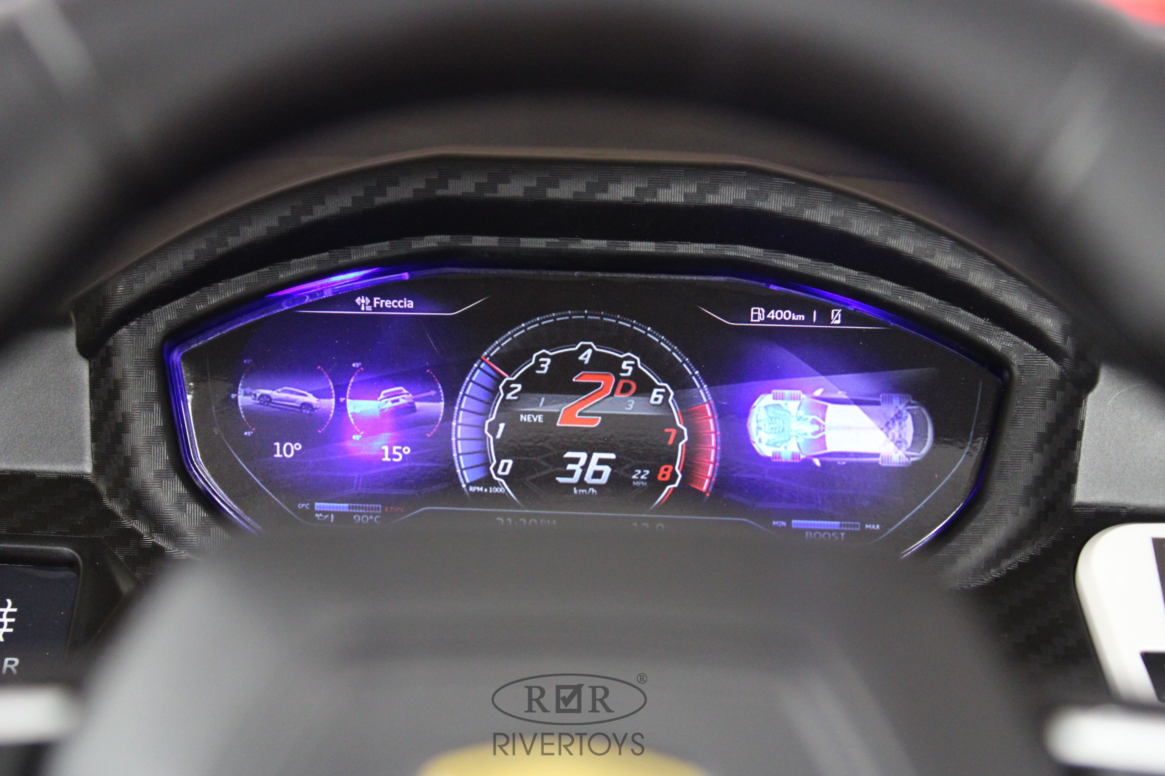 Электромобиль RIVERTOYS E777EE-RED С пультом ДУ - фото 9