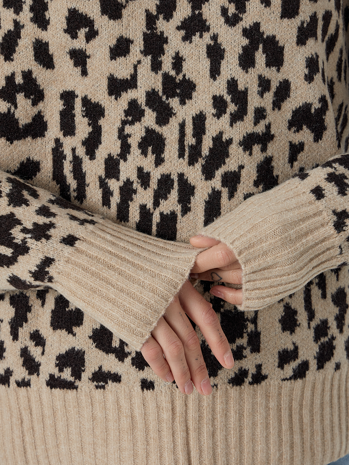 Джемпер Mark Formelle (Марк Формэль) 122487/светлый леопард - фото 6