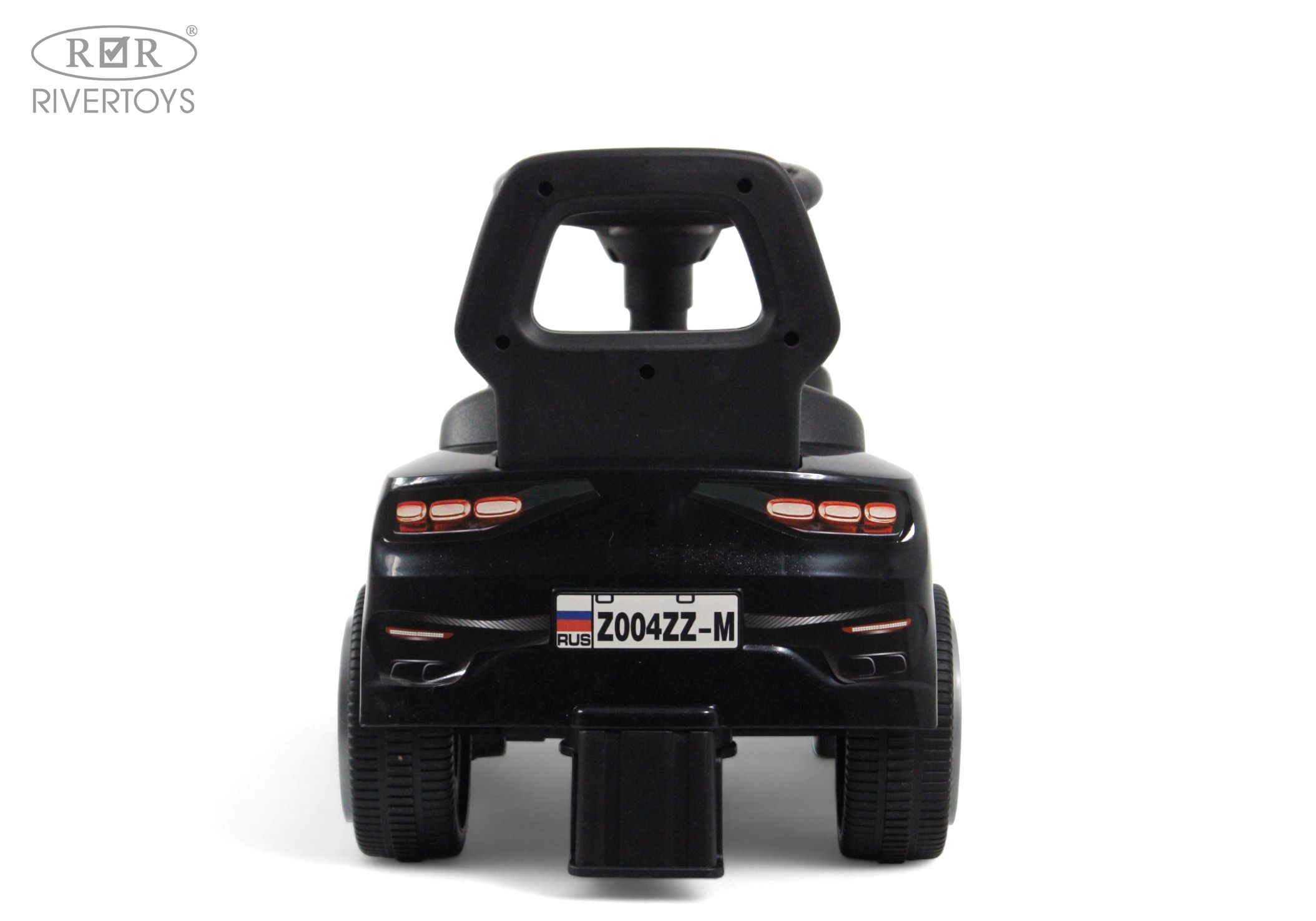 Каталка RIVERTOYS Z004ZZ-M-BLACK черный - фото 8