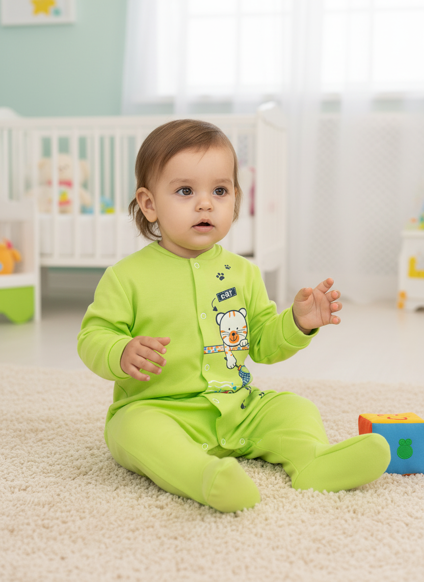 Комбинезон Утенок 262п салат рыбак - фото 1