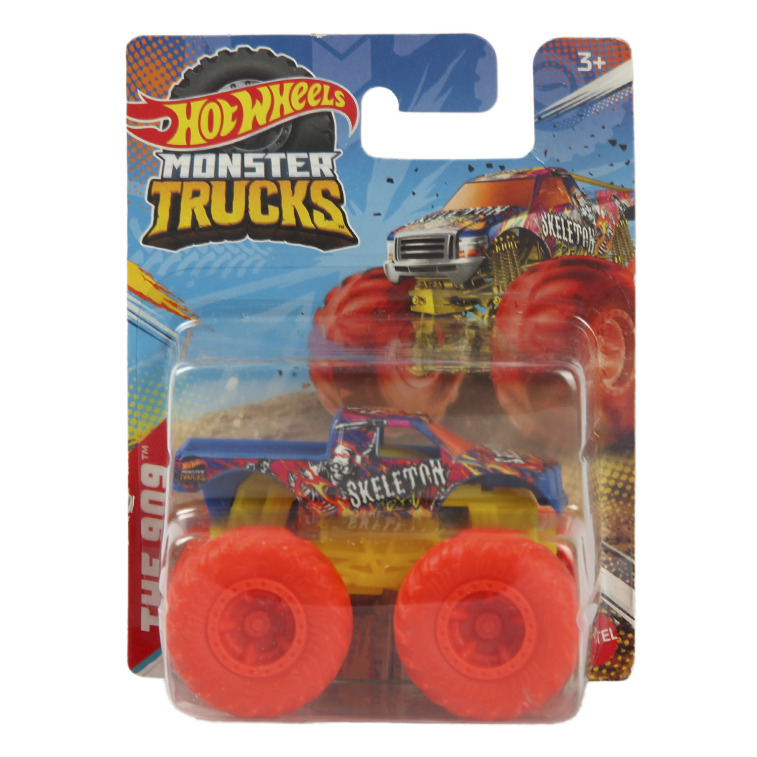Монстр-трак Hot Wheels Sceleton HPH99 1:64 HFB96 - фото 7