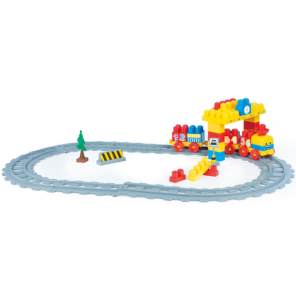 Конструктор Dolu Train Blocks блочный - фото 2