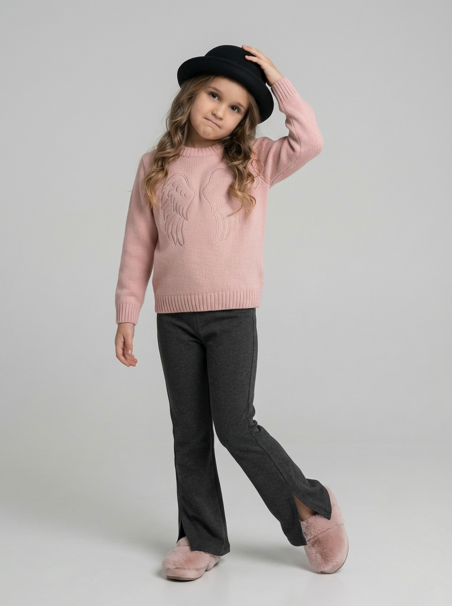 Изображение товара Элегантные школьные брюки для девочки YOULALA 110 стильная форма