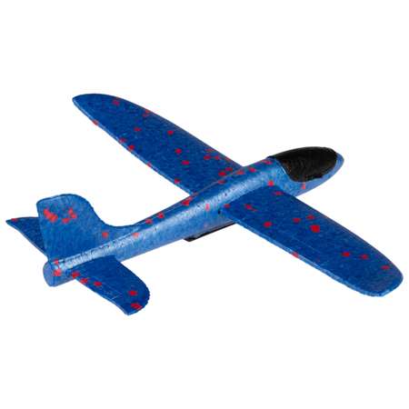 Глайдер 1TOY сборный пенопластовый 24х 22 см синий