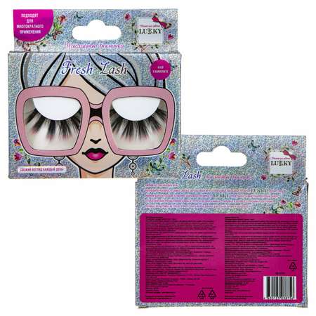 Накладные Ресницы Lukky Fresh Lash пушистые розовые