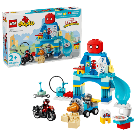Конструктор LEGO DUPLO Паутинный штаб команды Спайди 65 дет.