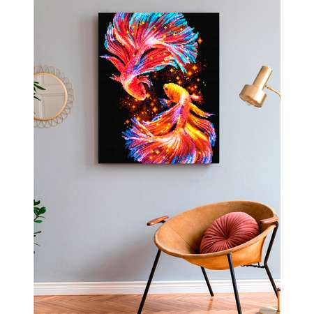 Алмазная мозаика Art on Canvas Рыбы как инь янь в ассортименте