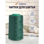 Нитки Bestex 40/2 5000 ярд 1 шт 140 темный малахит