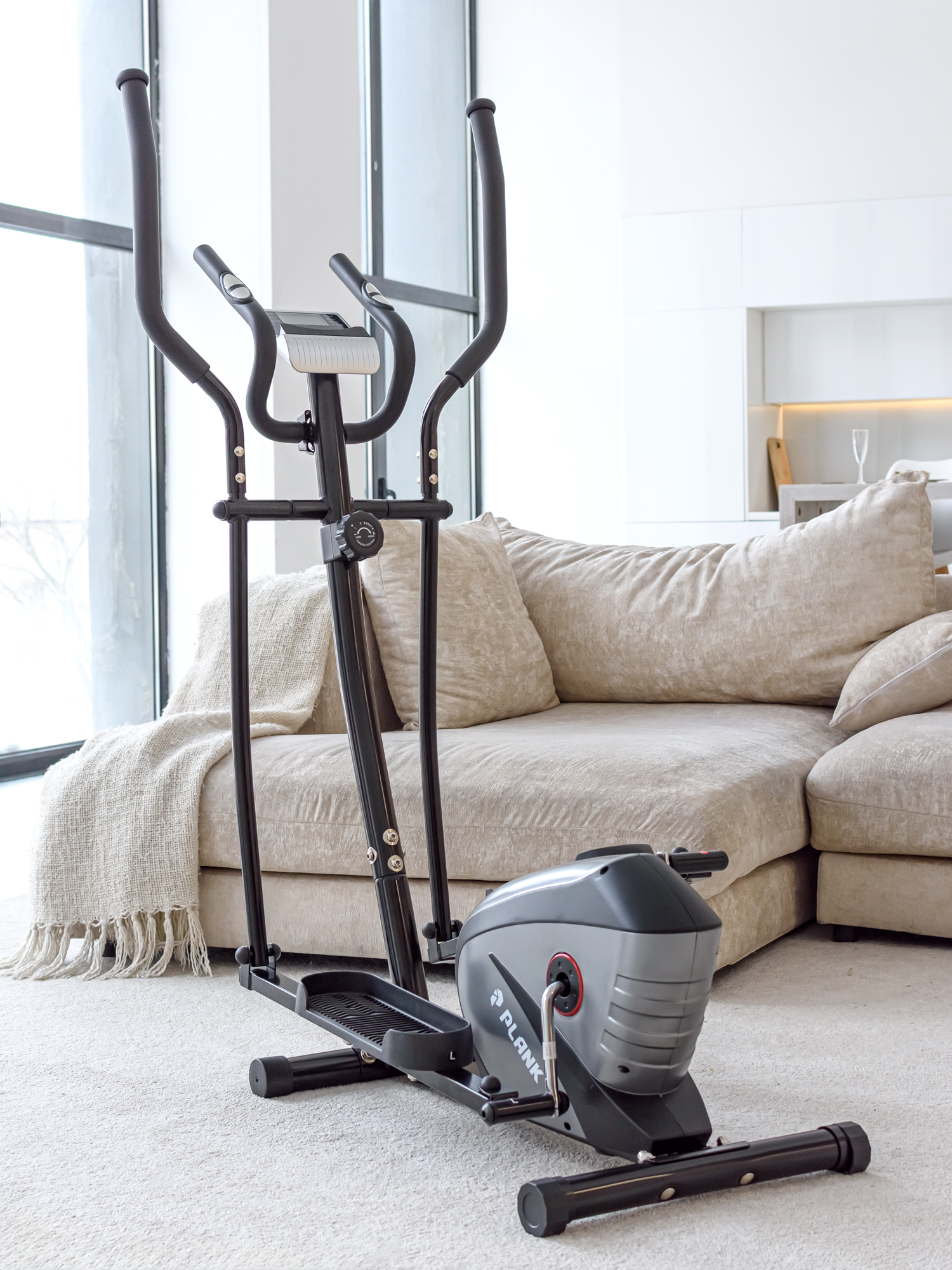 Эллиптический тренажер магнитный Plank ELEKTA - фото 9