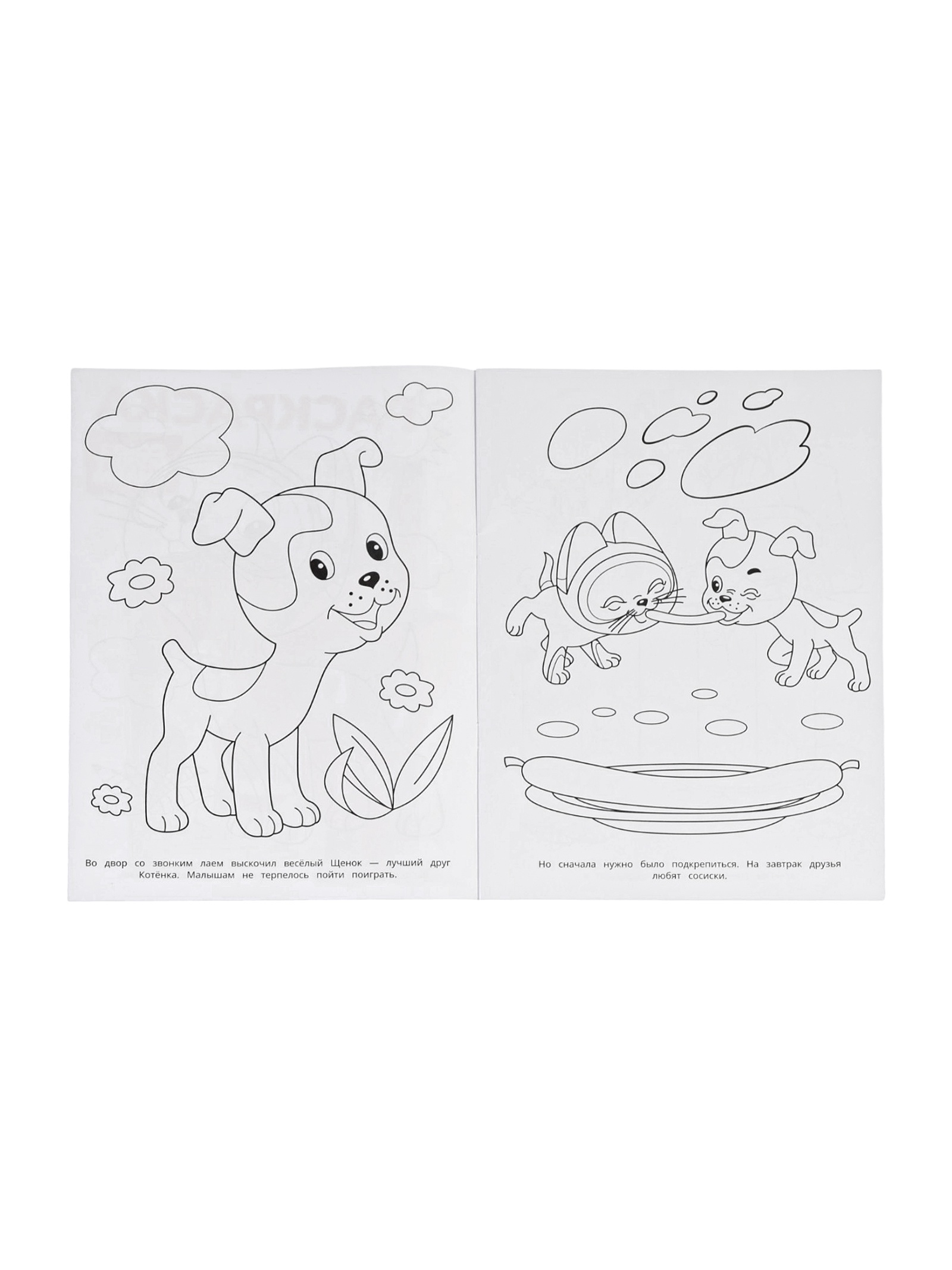 Раскраска Умкa Приключения котёнка Союзмультфильм 16 стр - фото 2