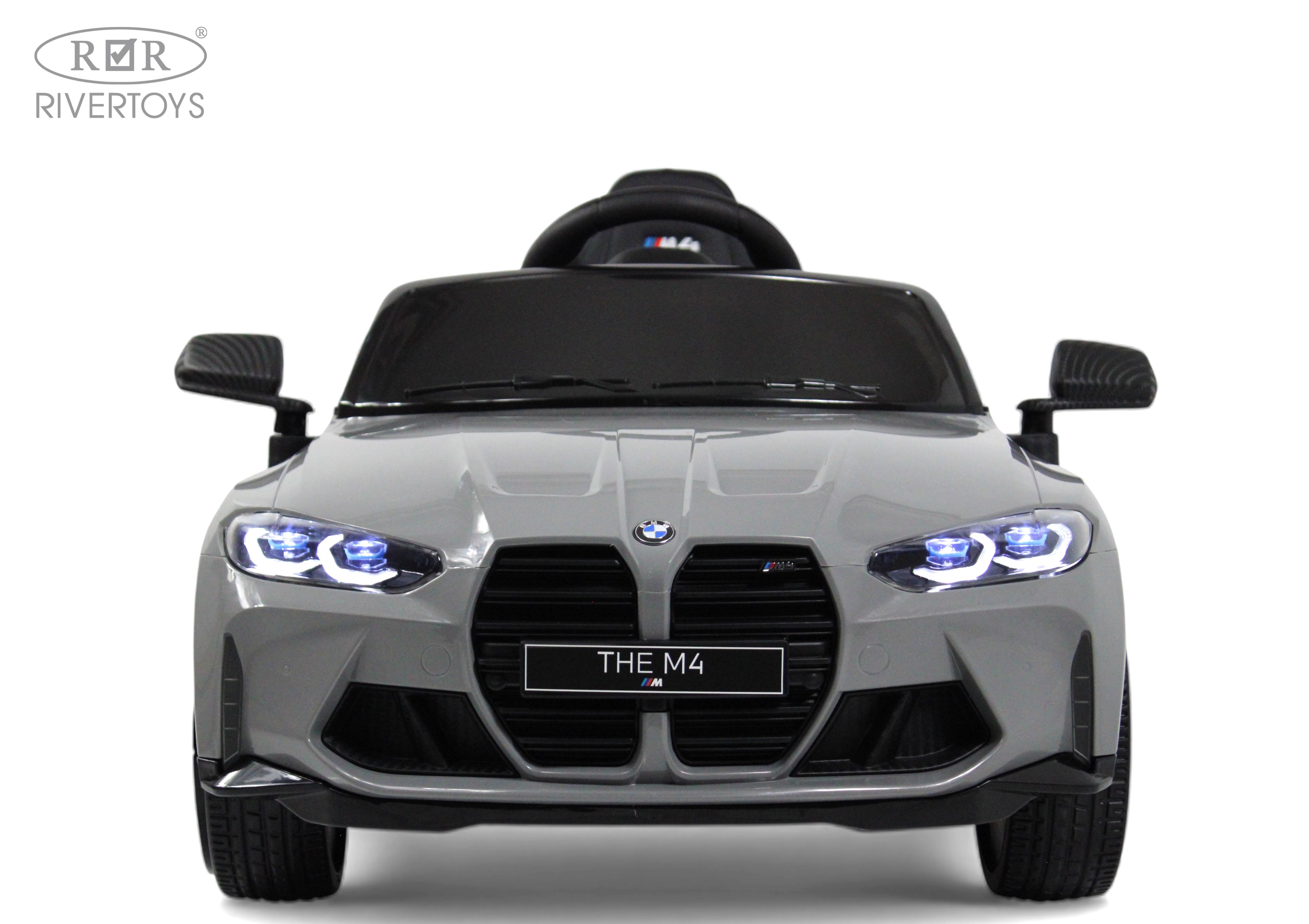Электромобиль RIVERTOYS BMW A004AA-BMW-GREY С пультом ДУ - фото 23
