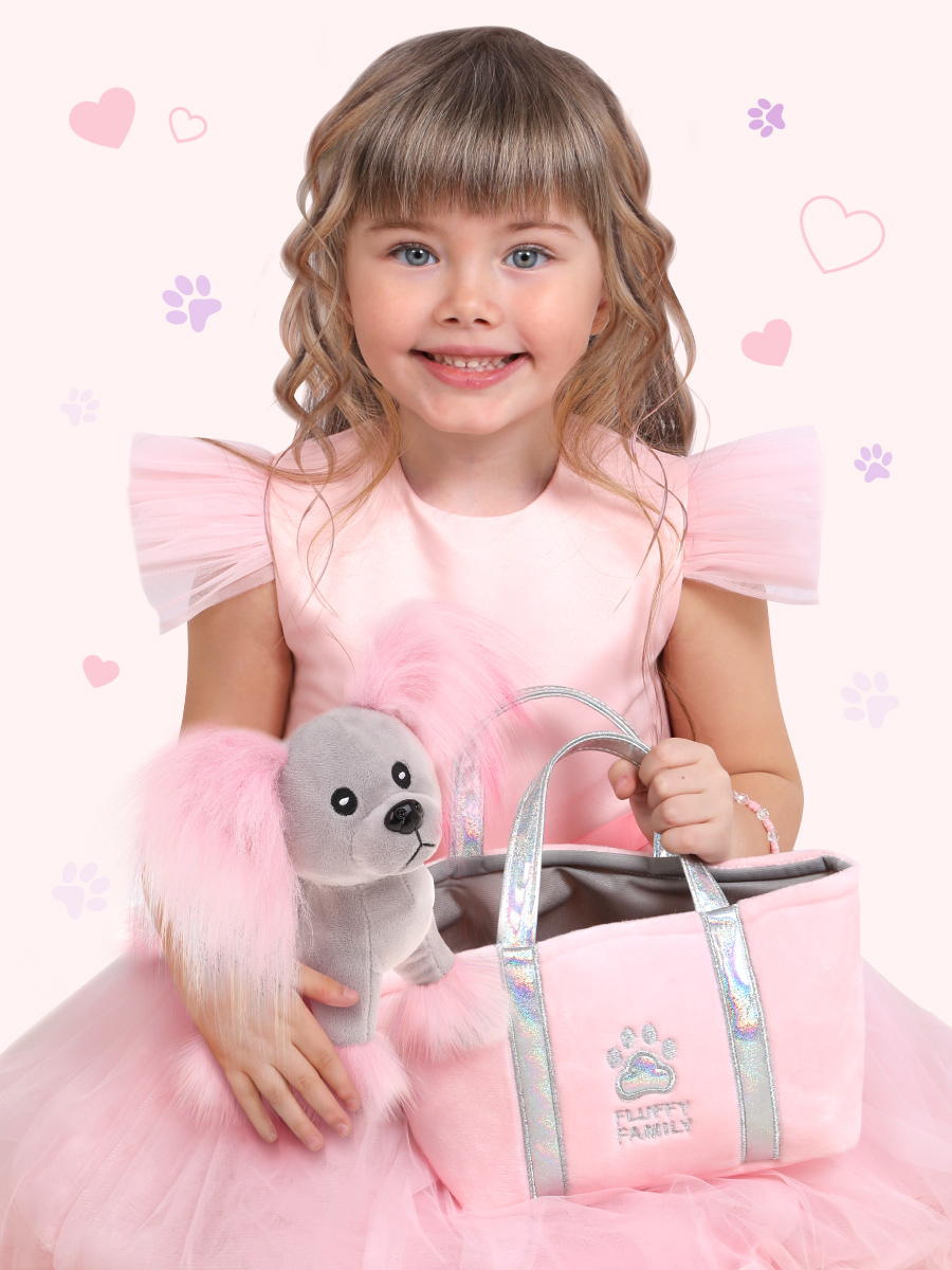 Мягкая игрушка Fluffy Family собачка 22 см - фото 7