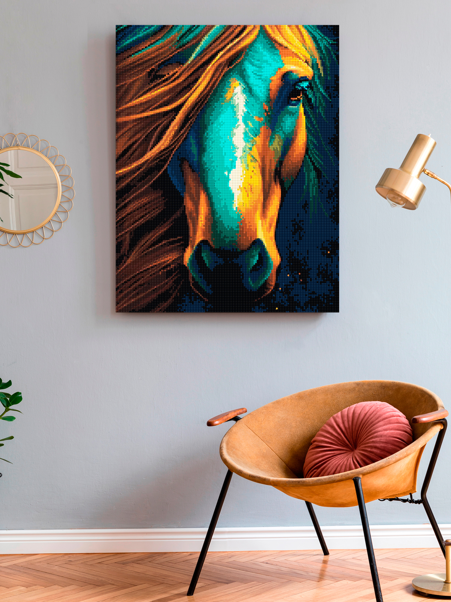 Алмазная мозаика Art on Canvas Таинственный взгляд в ассортименте - фото 3