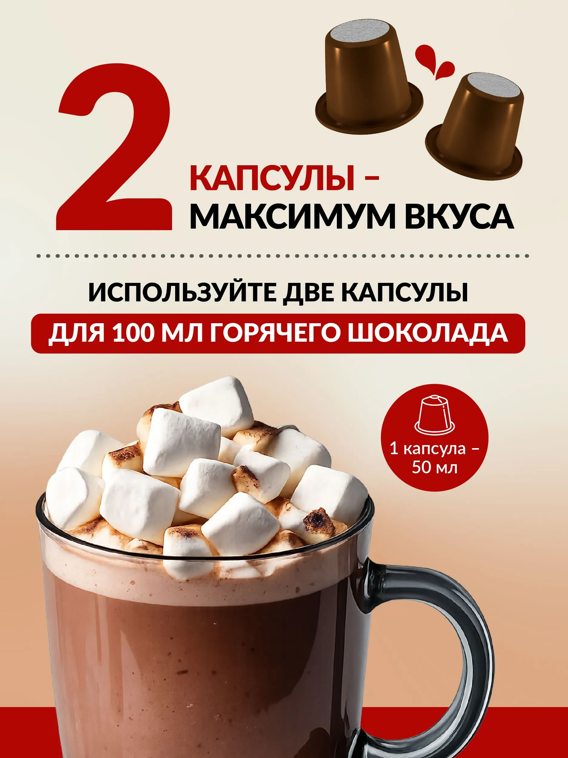Кофе в капсулах Single Cup Coffee Горячий шоколад 10 шт - фото 3