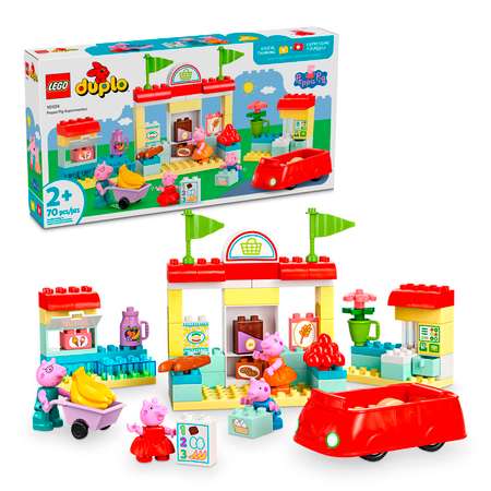 Конструктор LEGO DUPLO Свинка Пеппа: супермаркет блочный