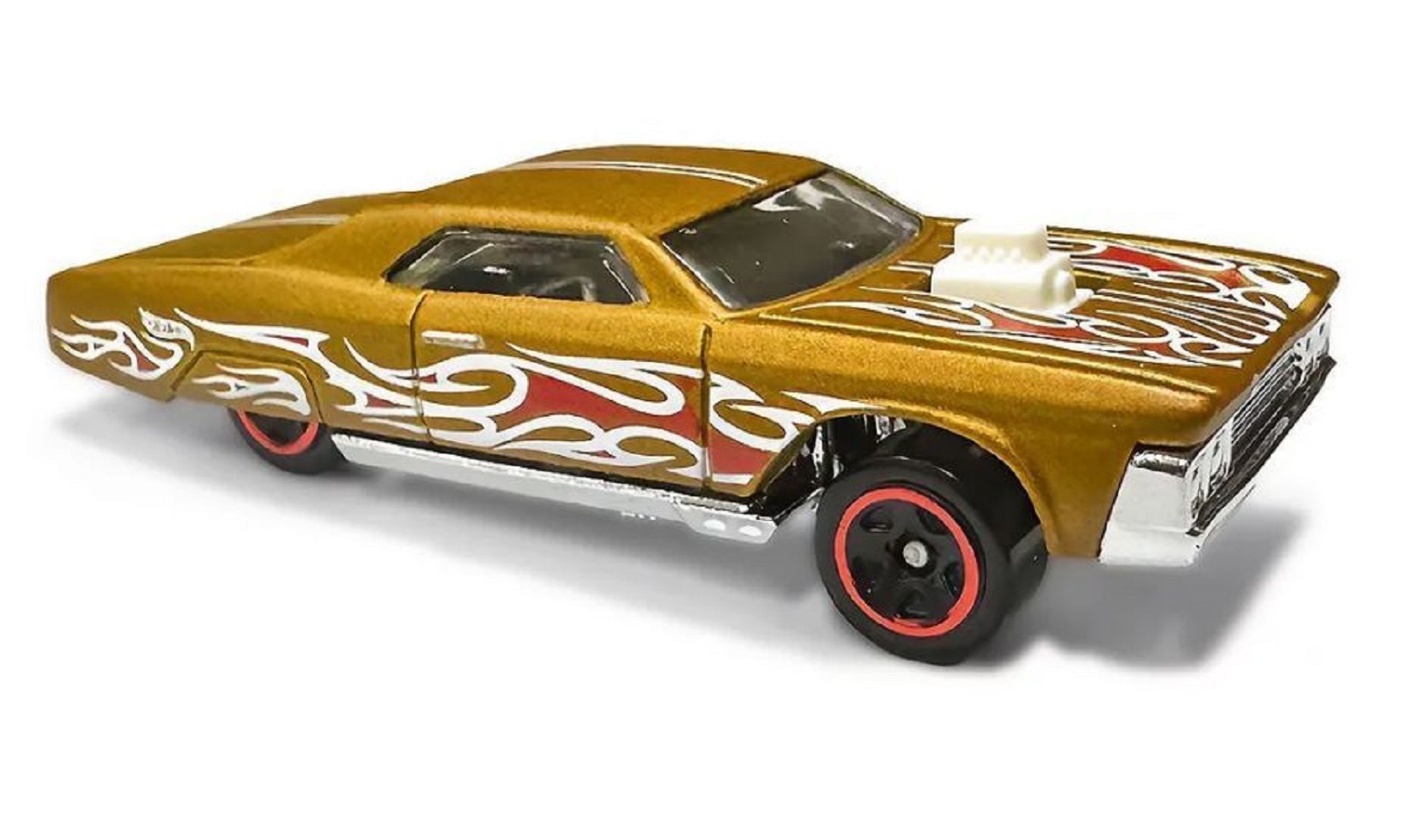 Автомобиль Hot Wheels LAYIN LOWRIDER золотой 1:64 68522 - фото 2