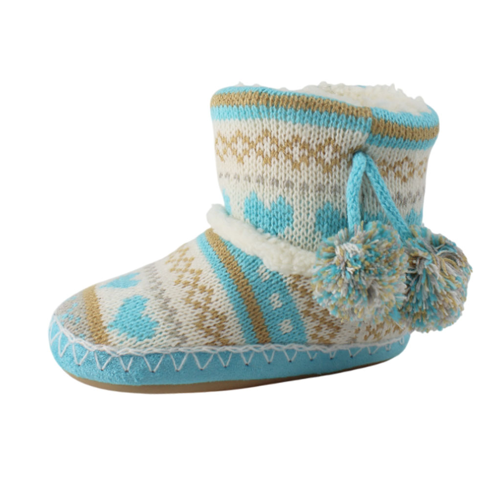 Тапочки Europen HB41006-СВ EUROPEN Тапочки для девочки,бело-голубой - фото 1