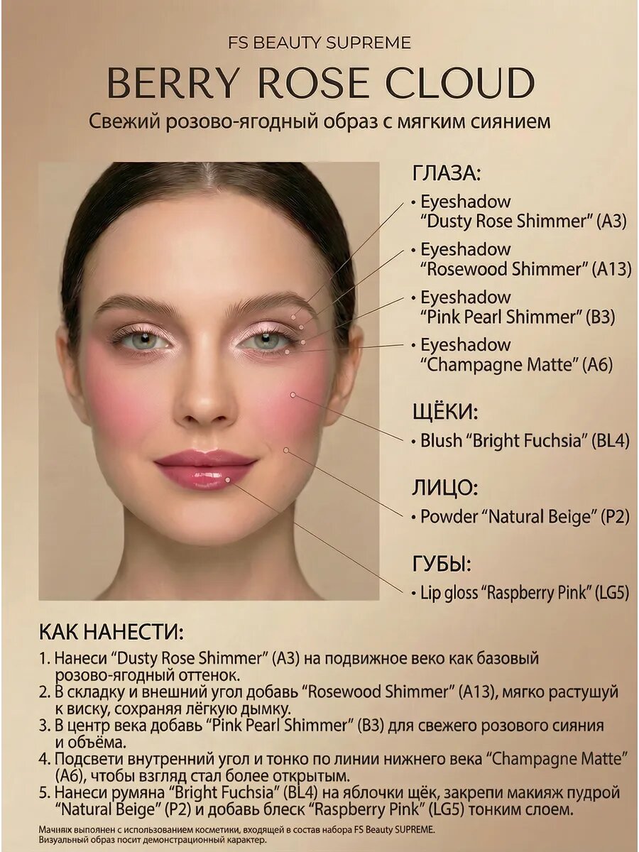 Подарочный набор декортивной косметики FS Beauty De Lux - фото 11