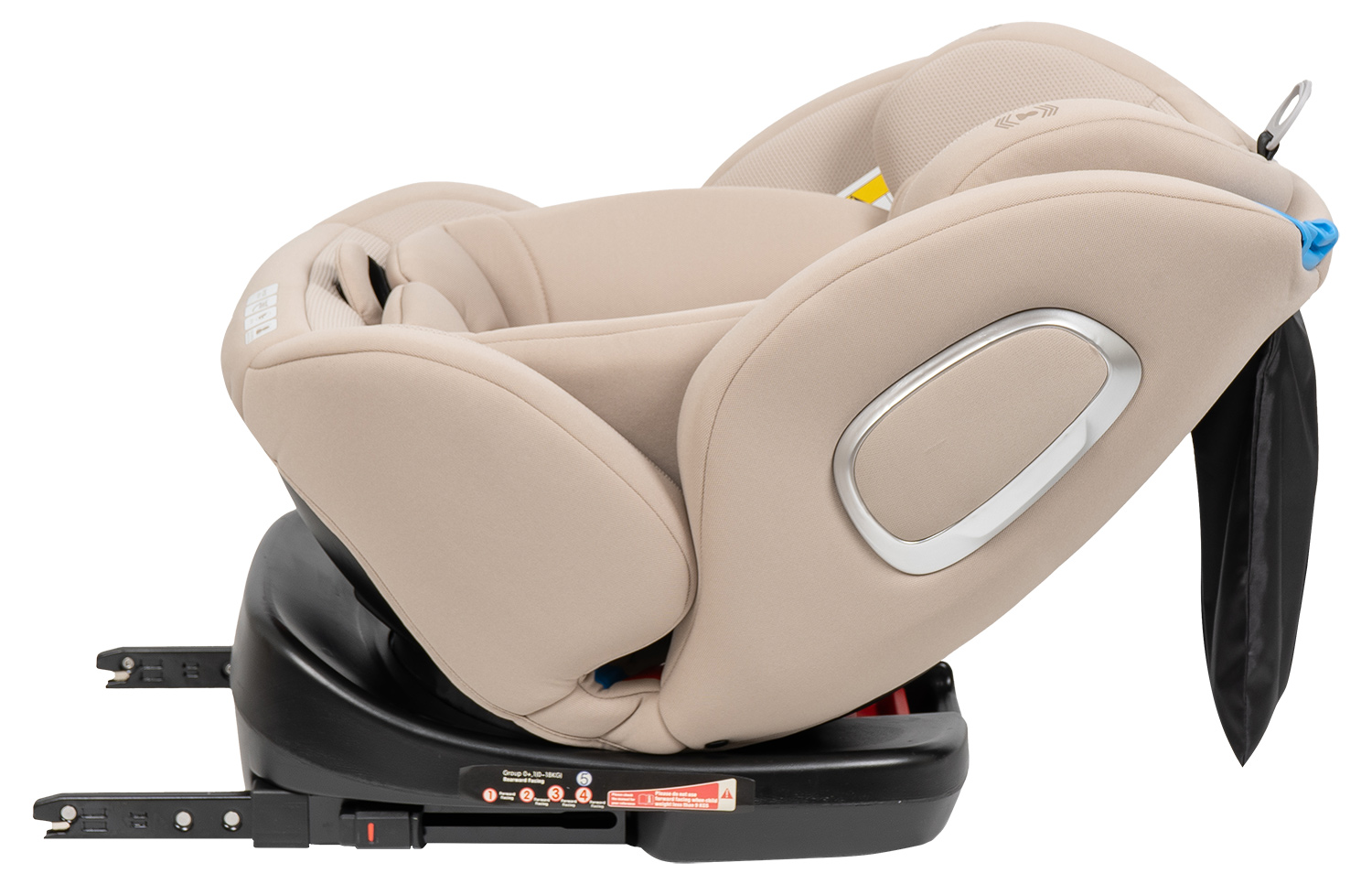 Автокресло Farfello YB102A Isofix 0+/1/2/3 (0-36 кг) бежевый - фото 12