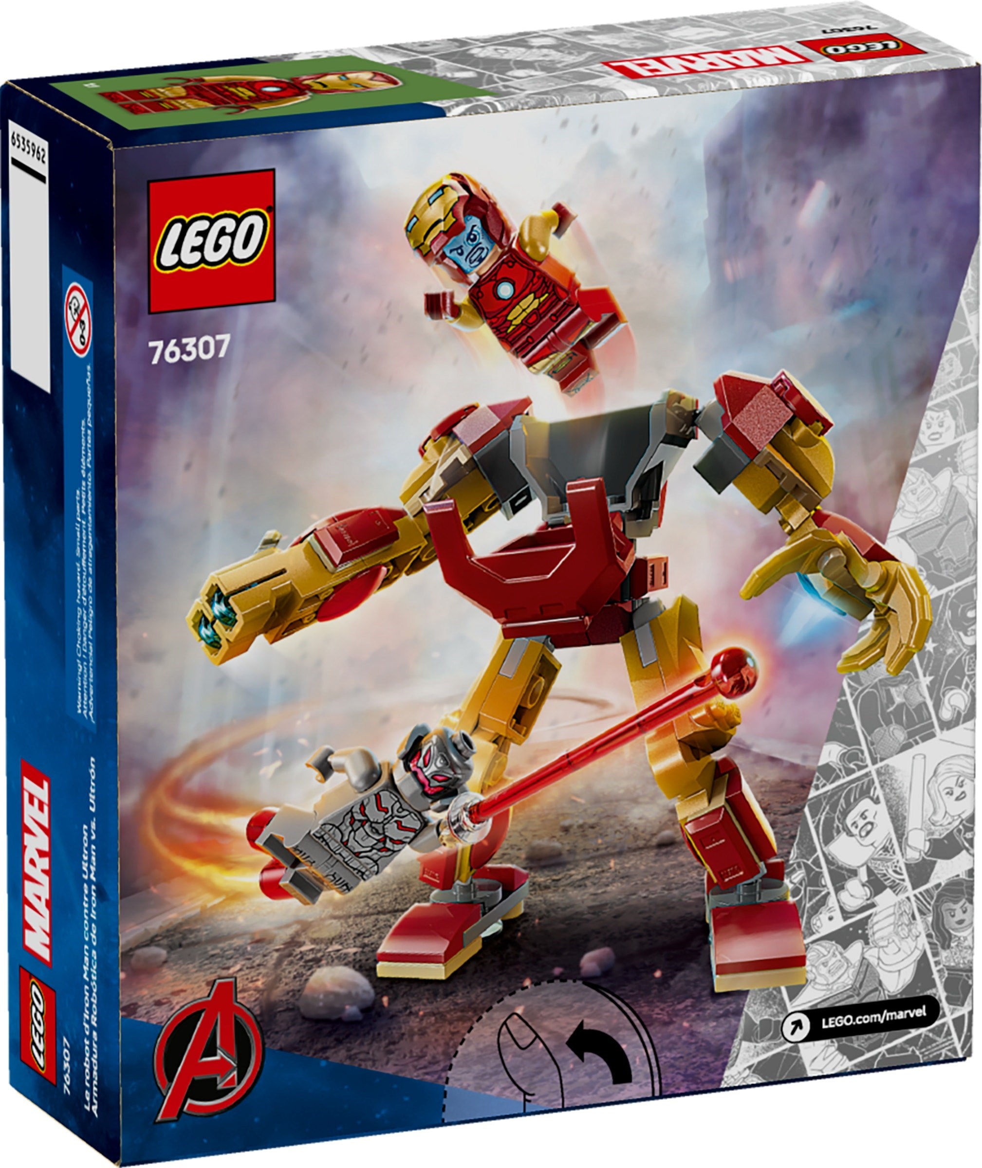 Изображение товара Конструктор LEGO Marvel супергерои Железный Человек против Альтрона 76307