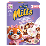 Шарики кукурузные Mini Mills шоколадные с маршмеллоу 200г