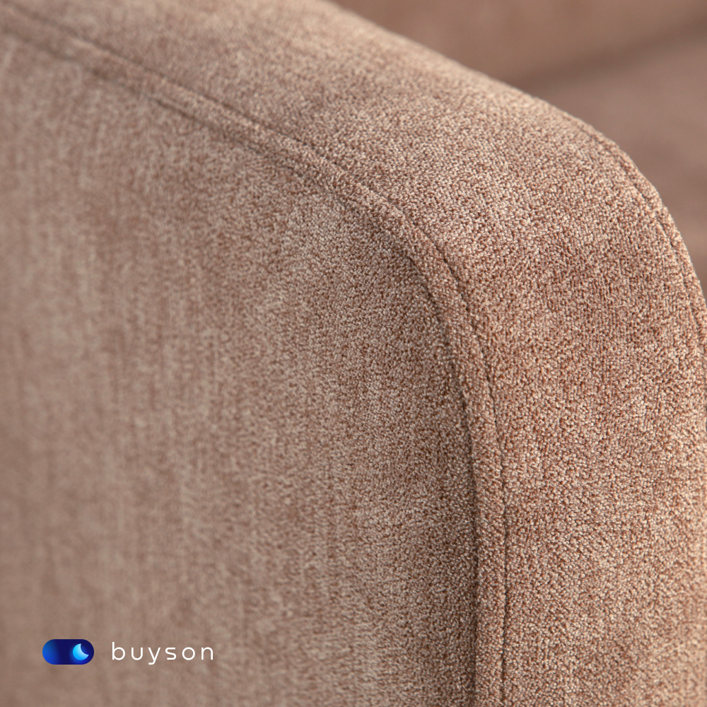 Мягкое кресло buyson BuyLive, велюр, бежевый 70х76х87 см - фото 11