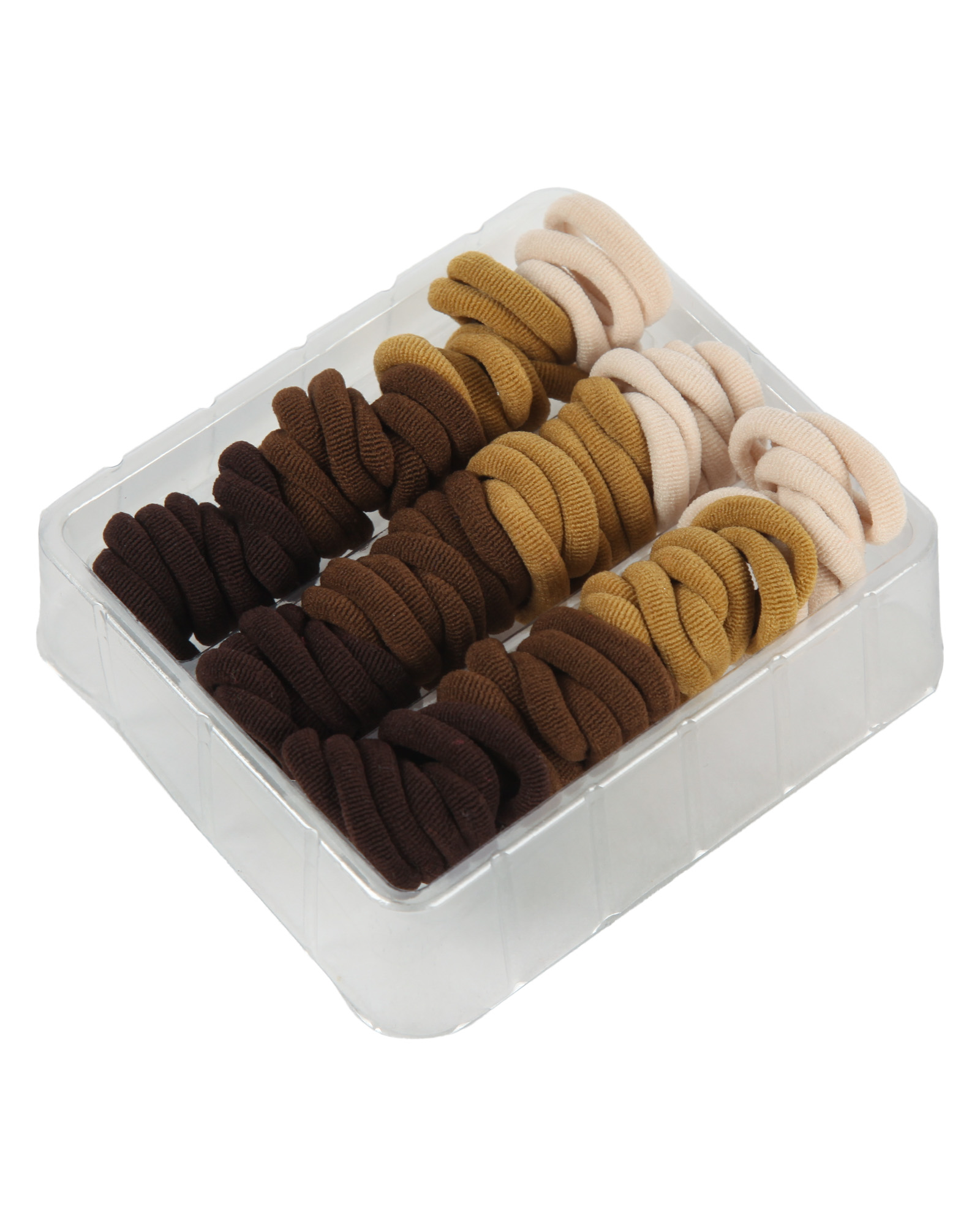 Изображение товара Набор резинок для волос Demi Star Brown 100 шт универсальные и эластичные