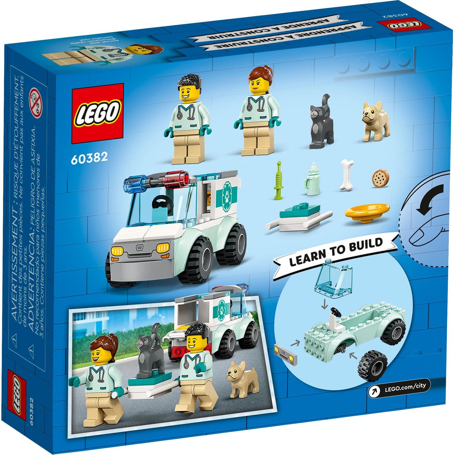 Конструктор LEGO City Спасательный фургон ветеринара - фото 7