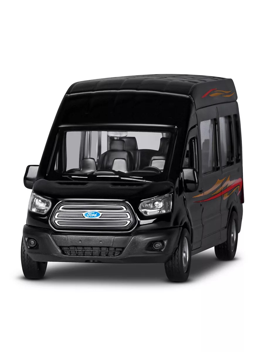 Автомобиль АВТОпанорама Ford Transit 1:52 JB1251779 - фото 14