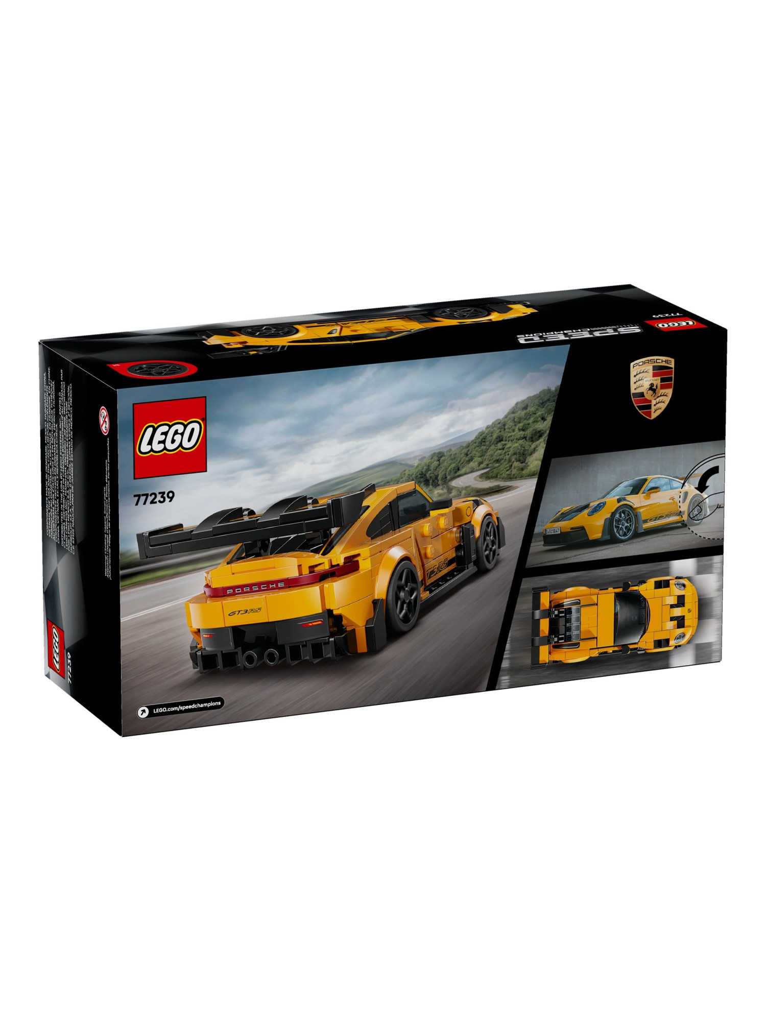 Конструктор LEGO Speed Champions Porsche 911 GT3 RS 348 дет. - фото 1
