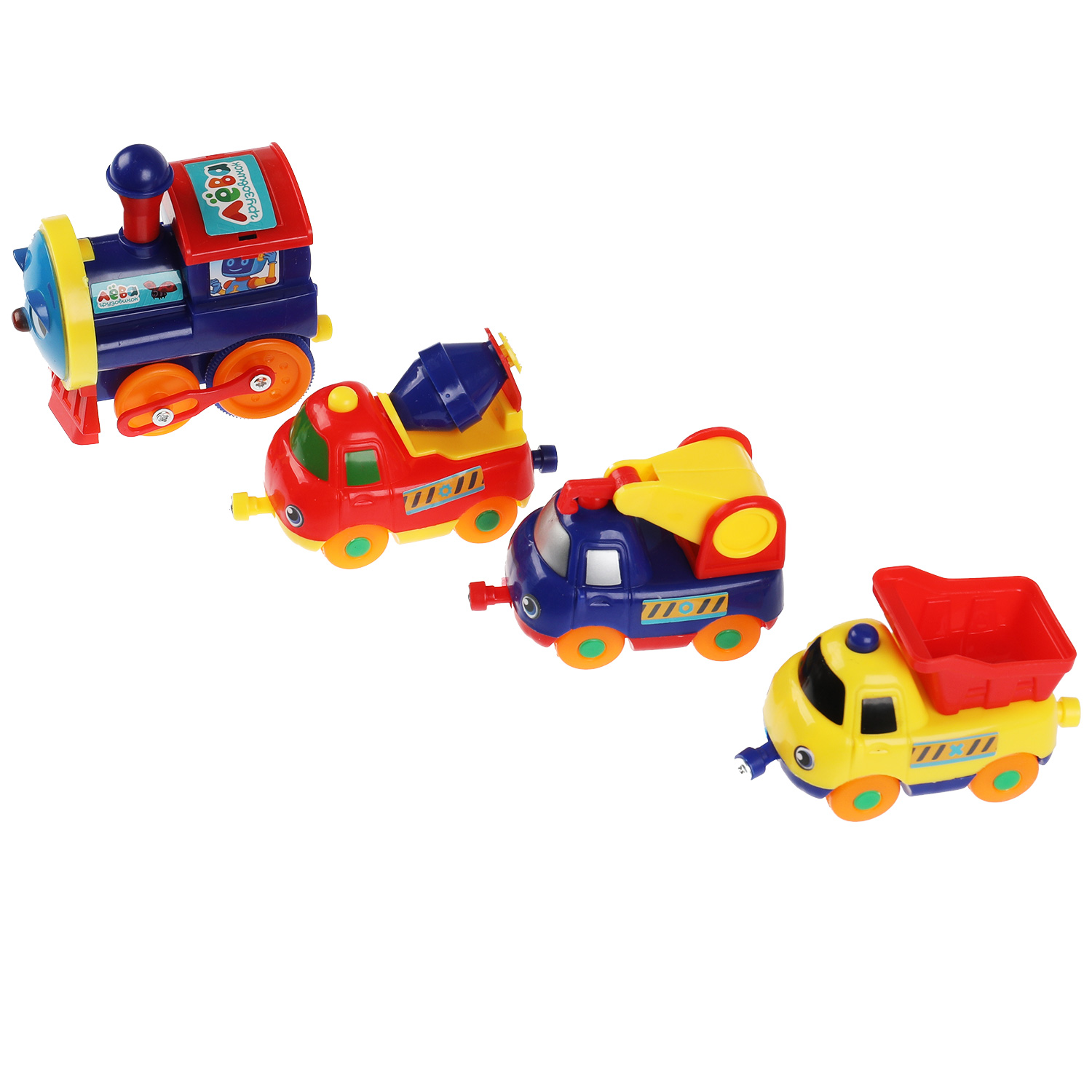 Набор железнодорожный Играем вместе 130 см 326274 - фото 2