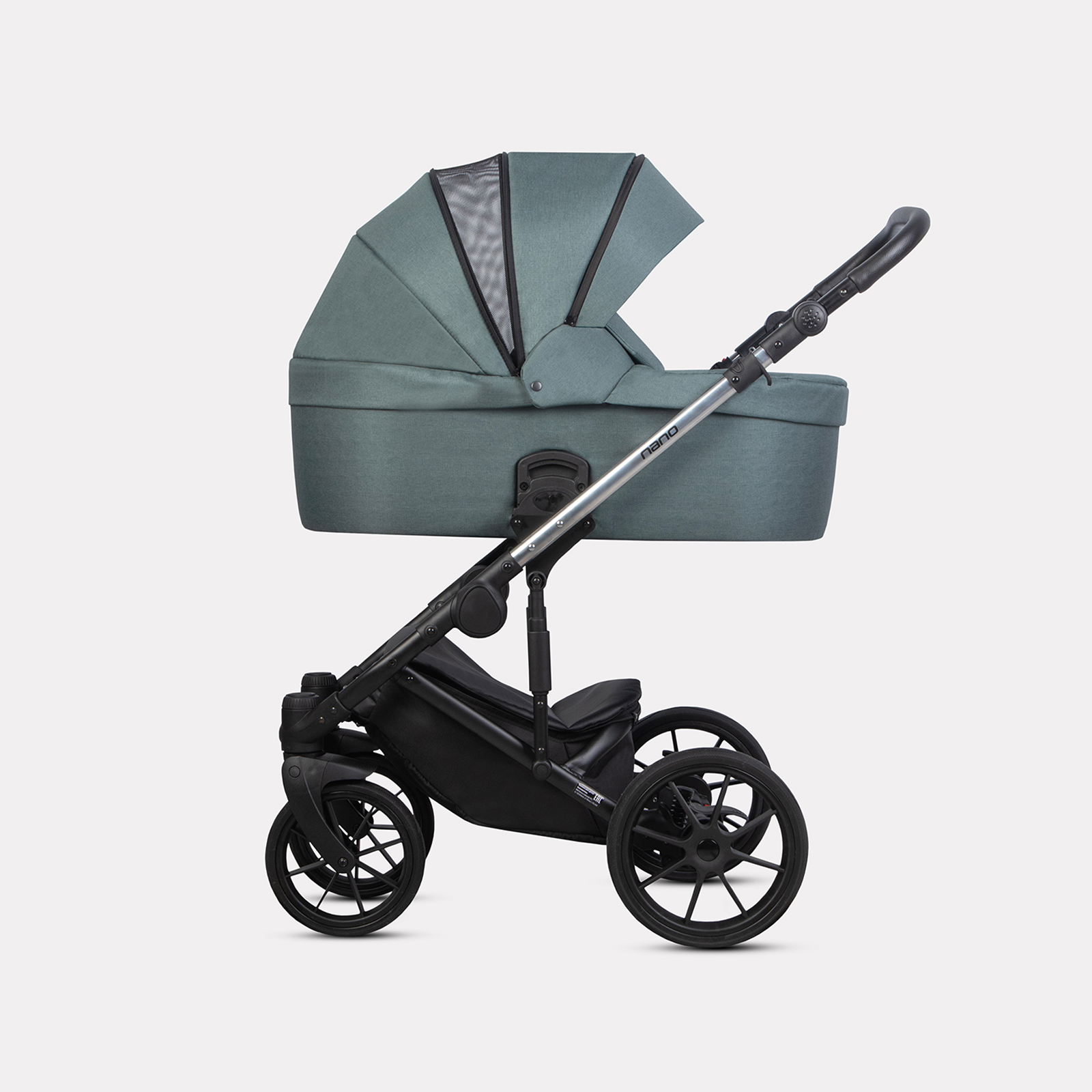 Коляска 2в1 Riko Nano Thermo зеленый - фото 3