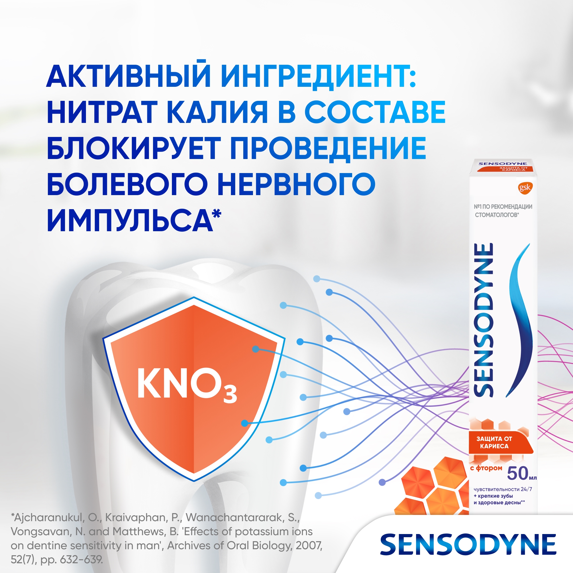 Зубная паста Sensodyne с фтором - фото 3