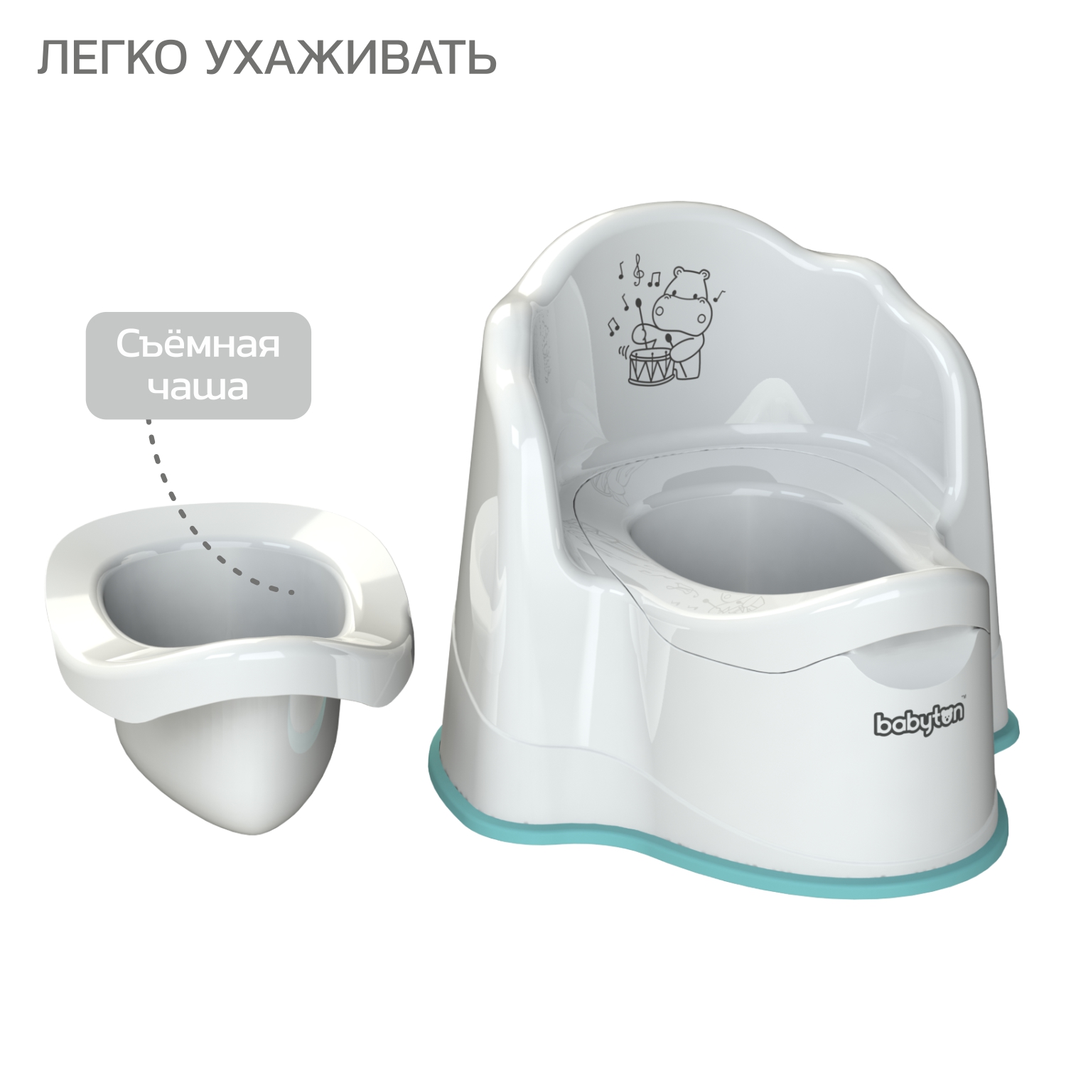 Набор для купания и гигиены Babyton белый - фото 12