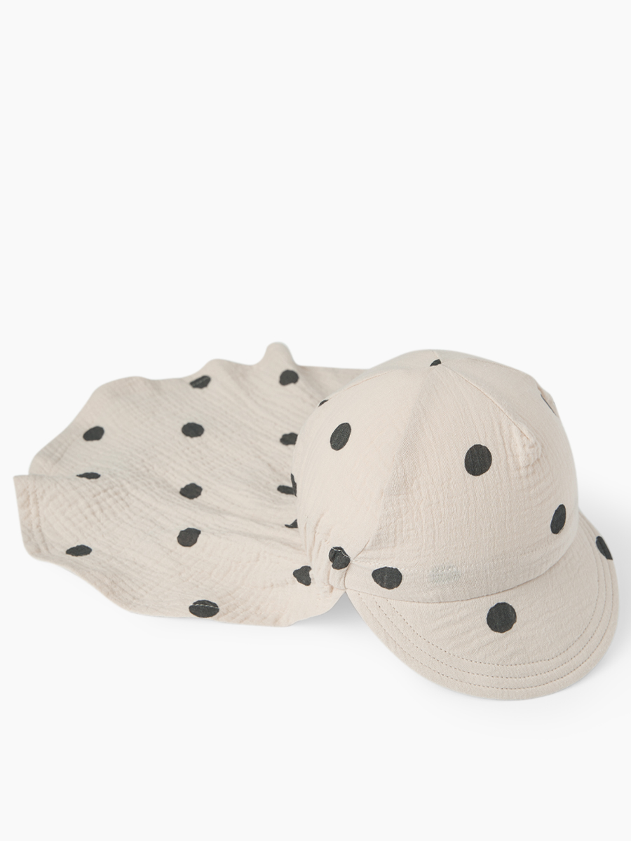Панама Happy Baby 88277-0_beige-with-dots - фото 13