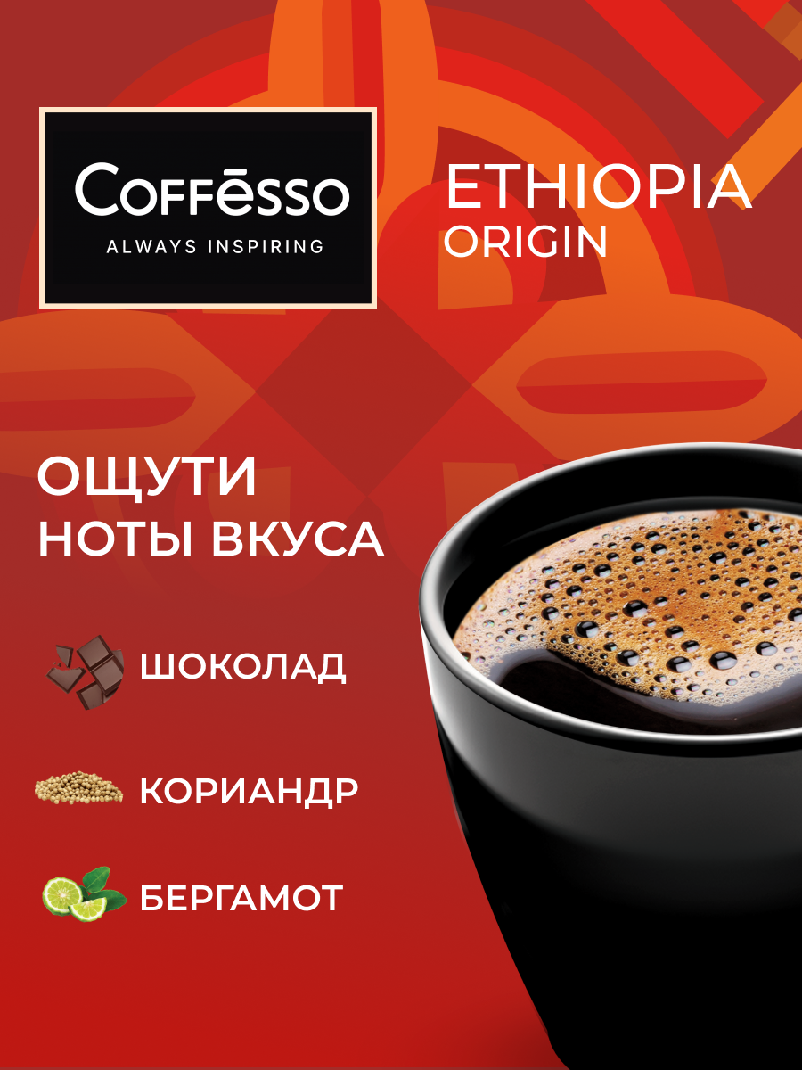 Кофе в дрип-пакетах Coffesso Ethiopia Origin - фото 3