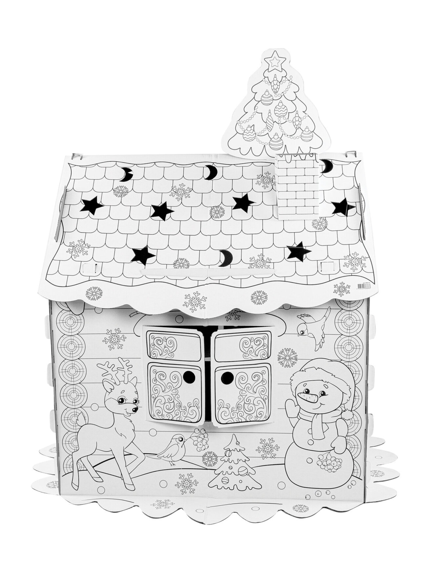 Набор для творчества Brauberg Новогодний Домик-раскраска - фото 16