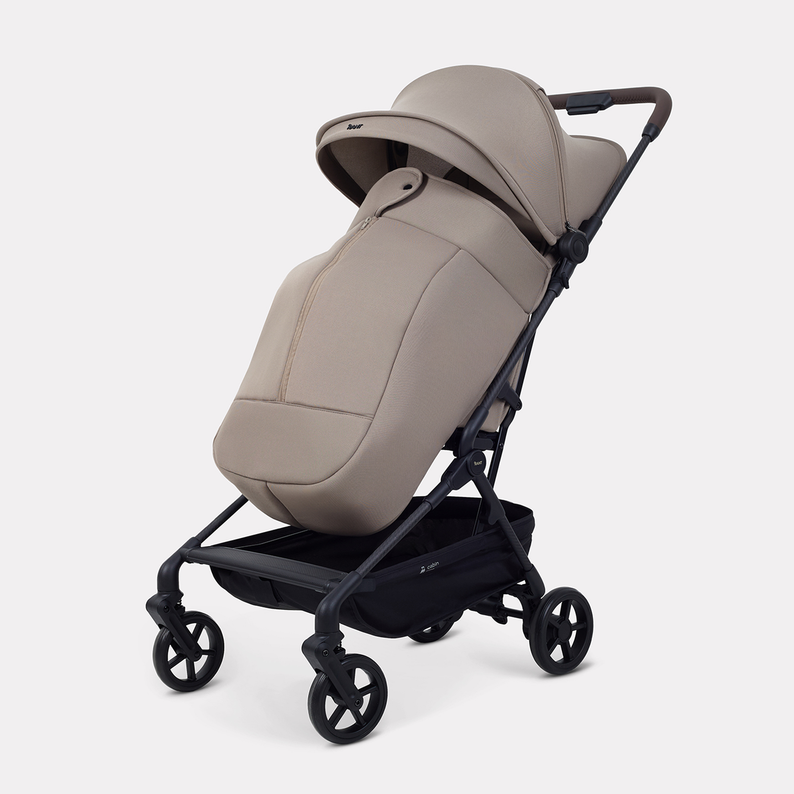Коляска прогулочная Rant Avion Carbon коричневый - фото 3