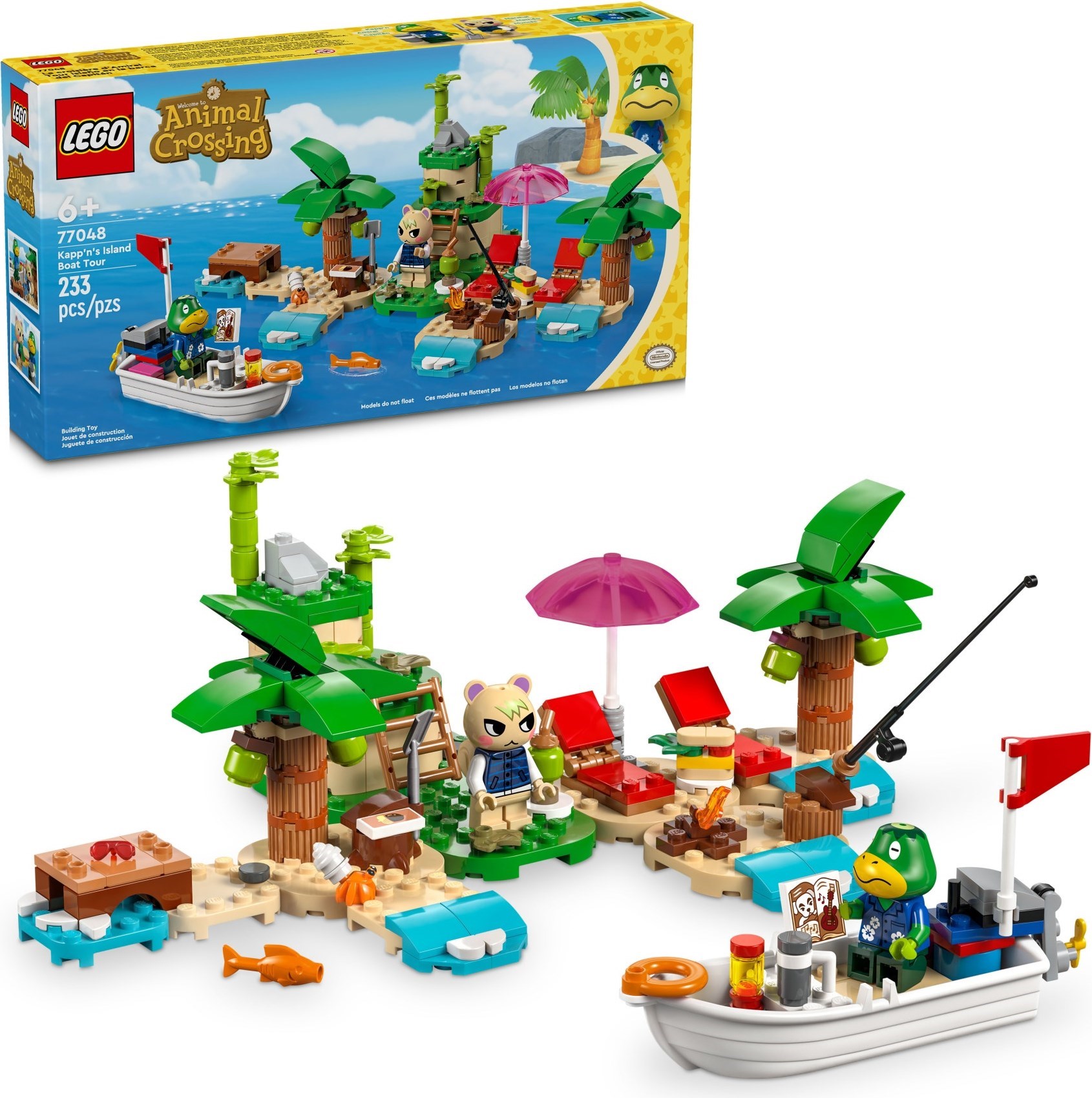 Изображение товара LEGO Animal Crossing Экскурсия по острову 77048 691 деталей для детей Изображение товара LEGO Animal Crossing Экскурсия по острову 77048 691 деталей для детей