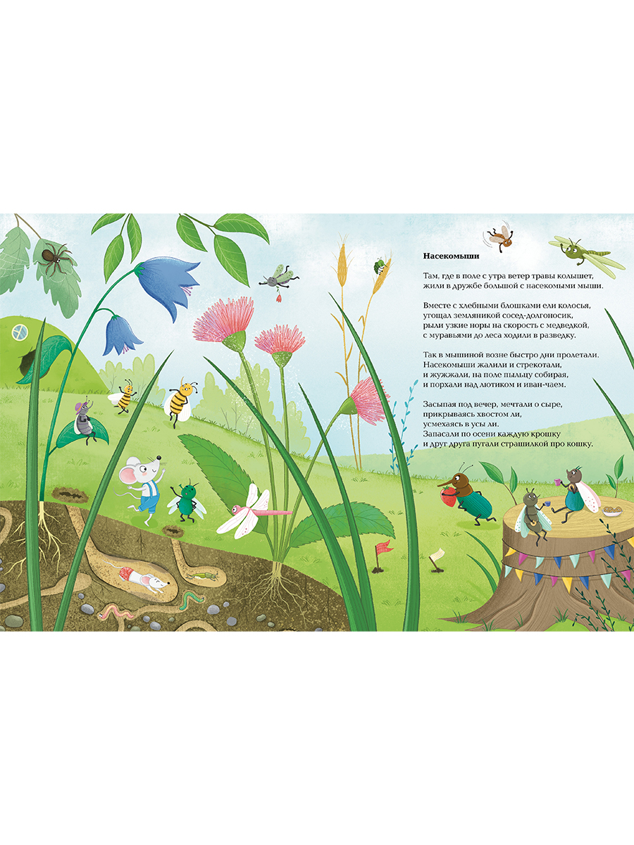 Книга Альпина. Дети Насекомыши. Стихи про насекомых и мышей - фото 2